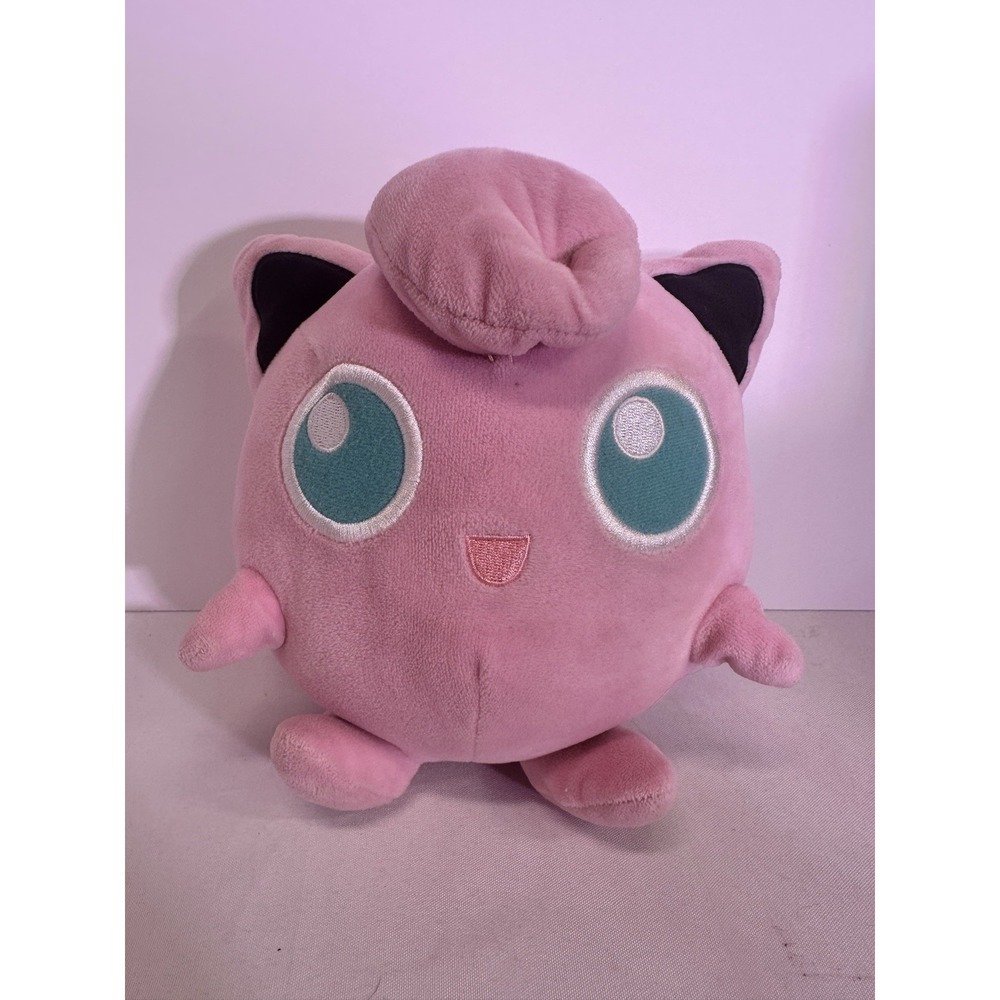 Build-A-Bear Jigglypuff Pokemon Pink Stuffed Animal Plush Nintendo Big Cute